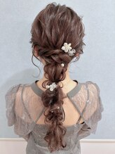 ラフテル(Raftel) ロングのふわふわ編み下ろし