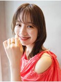 ミディアムレイヤーカット/ウルフ/10代20代