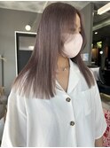 ラベンダーカラー×ブリーチ×顔まわりカット