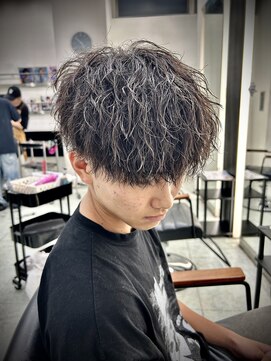 ネクスト 静岡店(NEXT) MEN'S HAIR カルマパーマ ダークアッシュ ニュアンスパーマ