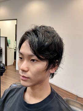 緩めランダムパーマ