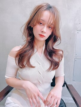 ケイト(kate) 【kate 大宮】ショコラベージュ×くびれ巻きミディ