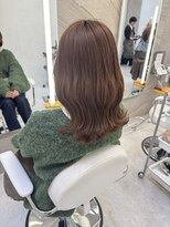 アナ ラーナ(Anna Lanna)&nbsp;ブリーチ無しダブルカラー×ハニーブラウン＊森本ひろか＊