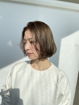 エアー 青山(AIR) シルキーボブ/オリーブベージュ