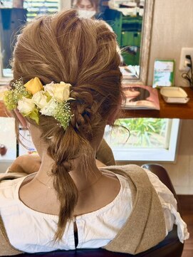 クルールえみ(couleur) あみ下ろし(ヘアーフラワー)