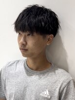 ネイロ 北千住(NeiRo) メンズマッシュ刈り上げ波巻きツイストスパイラルパーマ北千住