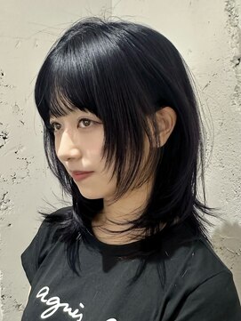 ライン(LINE) 韓国風/レイヤー/小顔/前髪カット/髪質改善/グレージュ/透明感