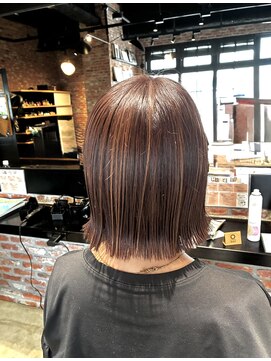 オーガニック アトリエ 大宮(organic+atelier) 夏カラー白髪ぼかしハイライト×小顔カット◎40代50代艶髪