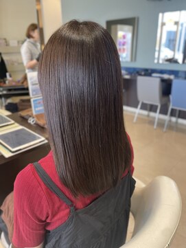 アメイジングヘアー 美沢店(AMAZING HAIR) 20代30代透明感グレージュ×レイヤーカット小顔ヘア