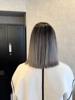 ジゼル 小倉(GiseL)&nbsp;バレイヤージュ/切りっぱなし