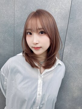 クム(kumu) 【kumu】ミディアムレイヤー/顔周りカット/栄/名古屋