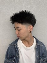 コードバイケンジ 戸塚(CODE by KENJE)&nbsp;【男らしさ全開！束感ショート × フェードカット】