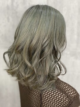 アンラヴェスト(AN LOVEST mashup hs) オリーブミディアム/白髪ぼかし☆