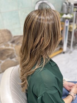 ハーツヘアーズ 五日市店(HEARTS hair's) ハイライト/バレイヤージュ