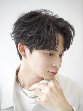 エデアンホンテン メンズサロン(EDEAN 本店 （旧：EDEAN 上通）) フェザーパーマ 熊本メンズヘア センターパート MEN'S HAIR 福岡