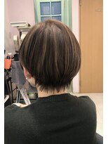 ドゥ スタイル 三国ヶ丘店(Duex Style) 髪質改善×3Dハイライトアッシュベージュ×マニッシュショート