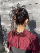 シン カフネ(Shin Kafune)&nbsp;ヘアセット/タイトスタイル/成人式ヘア