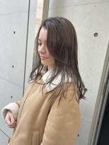 ディジョン 自由ヶ丘(Dijon)&nbsp;韓国顔まわりレイヤーカットグレージュオリーブベージュブラウン