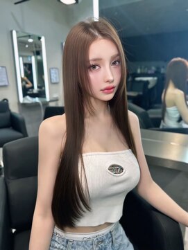 シェノン 表参道(CHAINON) 表参道/着物ヘア/ダークアッシュ/ミディアムレイヤーカット/渋谷