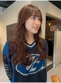 20代透明感カラー前髪カット似合わせスタイルヘルシー