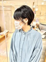 モリオ フロム ロンドン サッポロファクトリー店(morio FROM LONDON) morio/大人丸みショート/耳掛けショート/ショートボブ/顔周り