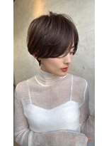 ダム(DaM) ナチュラルボブ前髪ありイメチェン20代30代40代ショートボブ