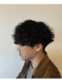 波巻きパーマ/メンズパーマ/メンズカット