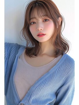 クシュ 所沢西口エミテラス前店(kusyu...) ウルフパーマダークブルーゆるふわボブひし形ショートボブ所沢