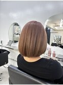 ダークパープル/ナチュラルショート/夏のヘアアレンジ/うるま