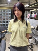ノル 栄矢場町(nol)&nbsp;ワインレッド×ハッシュレイヤー