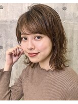 ネリ(NERi)&nbsp;大人可愛い☆くびれ外ハネミディアム×顔周りレイヤー