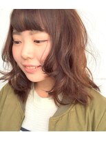 ヘアアンドメイク グラ(HAIR&MAKE gra) キュート　ミディアムボブ