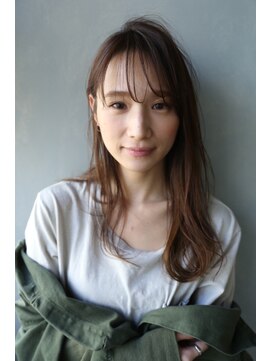 レス 伏見(LESS) 『LESS』透けバングのニュアンスロング