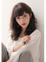 ヘアーズ ベリー 北巽店(hairs BERRY) ★美髪＿ネイビーカラー＿シースルーグリッターミディ★