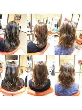 ネオリーブチノ 登戸店(Neolive cino) [neolive cino] ハイライトカラー(巻き髪)☆