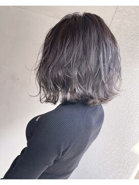 ヘアーアンドアトリエ マール(Hair&Atelier Marl) 【Marl】ラベンダーグレージュカラー×外国人風ボブ