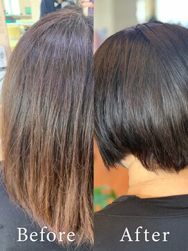 アークスヘアー ダークべージュ★スタイリング簡単♪小顔見せ☆丸みショート