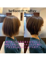 ビアンコ(BlANCO)&nbsp;大人キレイアゴ下ショートボブ♪