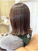 重ため切りっぱなしボブ