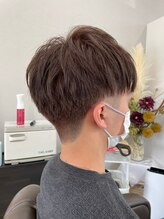 シークレットベースエヌ(Secret Base N) 20代30代40代　ナチュラルショート爽やかツーブロックマッシュ
