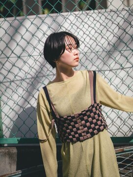 アグ ヘアー ナゴ 名護店(Agu hair nago) 《Agu hair》黒髪マッシュショート　ハンサムショート2