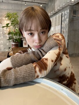 ムード カナザワ(mood kanazawa) あごライン甘めナチュラルボブ