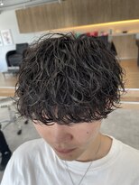 ラヴィズムバイフィフス(LUVISM by fifth)&nbsp;波巻きスパイラルパーマメンズマッシュ新潟波巻きスパイラル万代