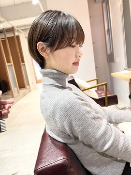 ラミエ バイ メルト 吉祥寺(lamie by melt) *滝田*くびレイヤーエモージュ愛されマッシュショートボブ艶髪