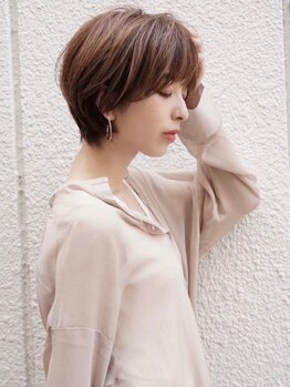 スペラヘアー 船橋店(SpeRa hair)の写真/【デザインカット¥3500】大人可愛いショートヘアなら”SpeRa hair”360度どこから見ても美しいシルエットに