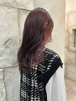 スニップス ダズ(SNIPS DOES)&nbsp;ロング/インナーカラー/ハイライトカラー/ピンクベージュ