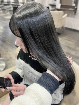 アリュウル 表参道(ALLURE) 髪質改善＊艶カラー/ブルーブラック/暗髪カラー/学割U24