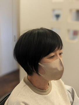 ルビー RUBY 大人かわいい40代50代60代ひし形ショート