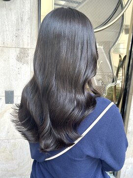 ラグーン 原宿 表参道(LAGOON) 【LAGOON】赤みなし♪大人可愛い透ける暗髪グレージュ