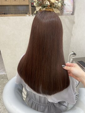 ラルムバイシー 新宿(LARME by Sea) ブリーチなしピンクブラウン/艶カラー/髪質改善【Kaya】